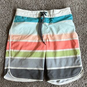 Art Class Multicolor Striped Swim Shorts